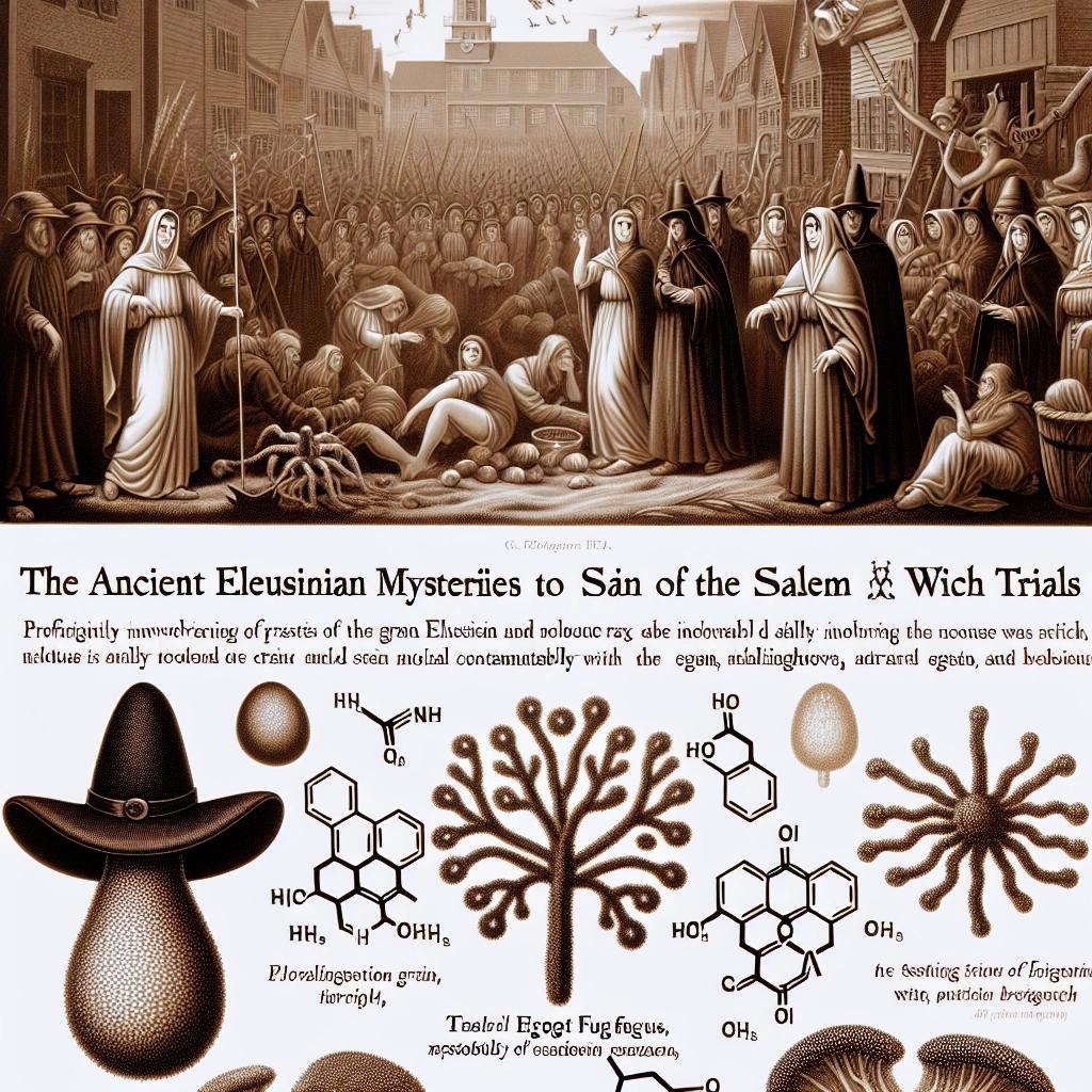 From the Eleusinian Mysteries to the Salem Witch Trials: The Role of Ergot and LSA in History 🌾🔮