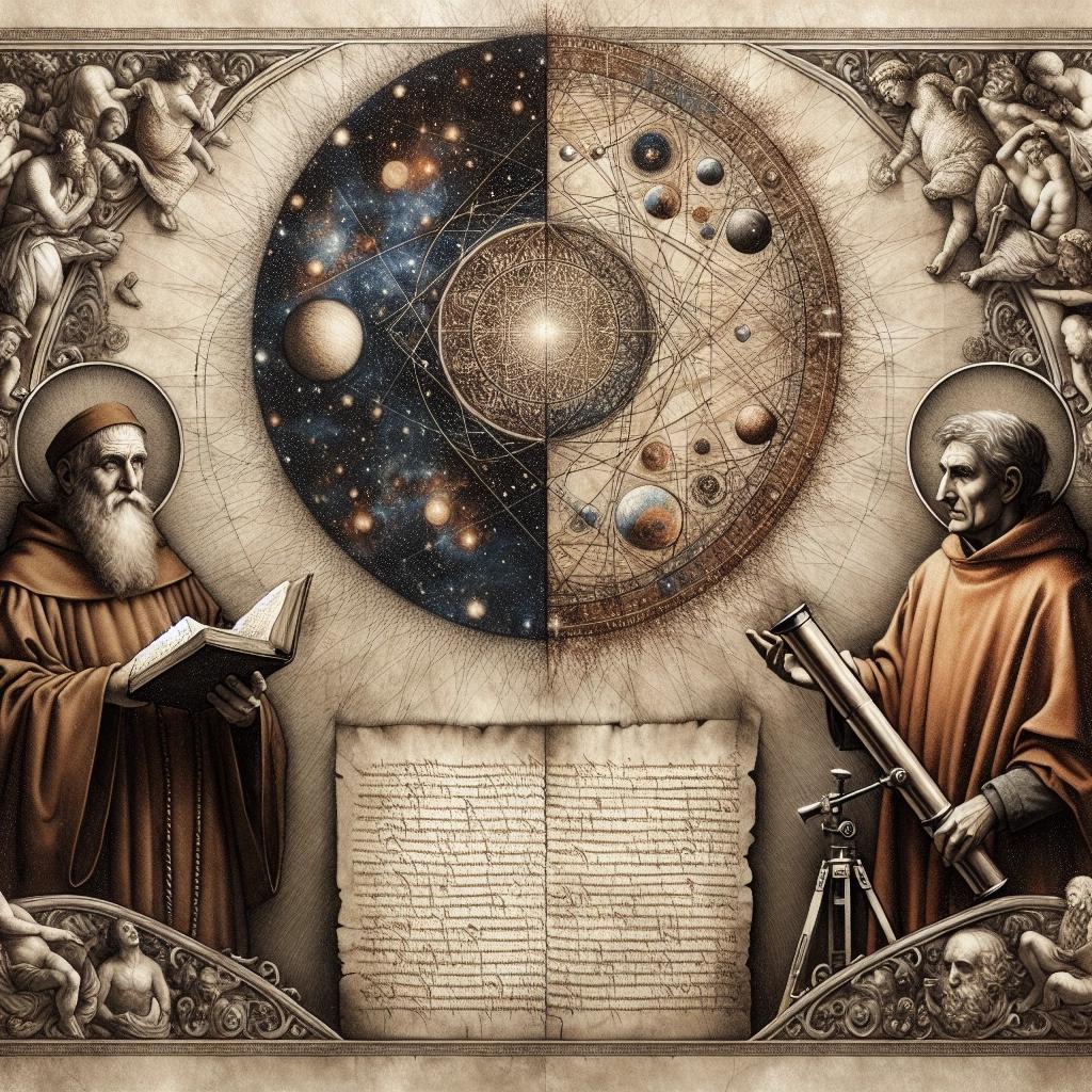 The Cosmic Debate: Monk vs. Physicist